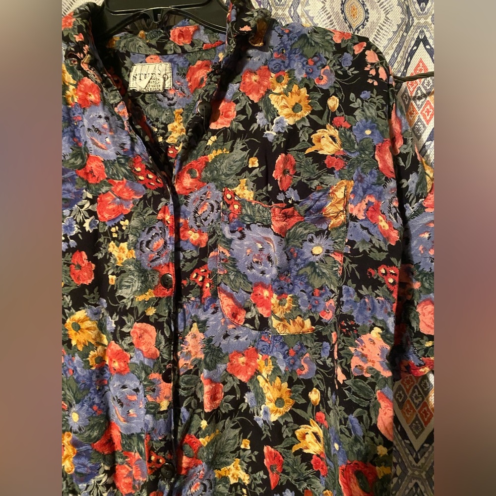 Floral Collared Button Up - image 4